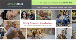 Desktop Screenshot of milamfamilylaw.com